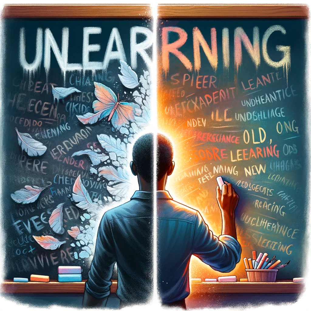 Unlearning vs. Learning